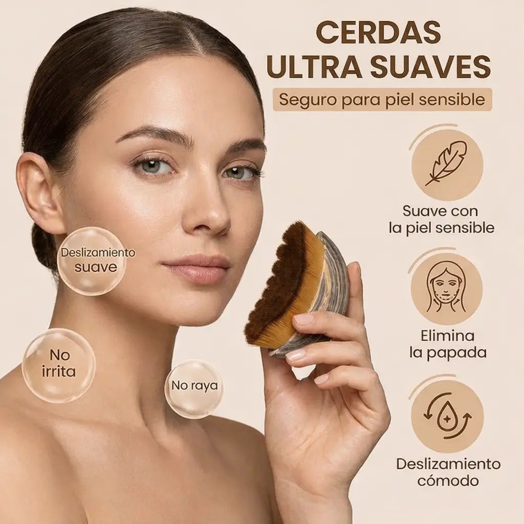 Cepillo facial linfatico